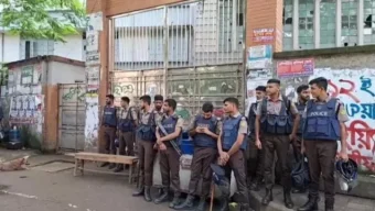 আবারও আলিয়া মাদ্রাসা এলাকায় সংঘর্ষের আশঙ্কা, পুলিশ মোতায়েন