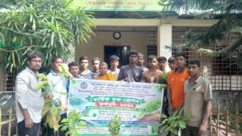 পরিবেশ রক্ষা ও সবুজায়নের লক্ষ্যে রংপুরে বাংলাদেশ বৌদ্ধ যুব পরিষদের বৃক্ষরোপণ