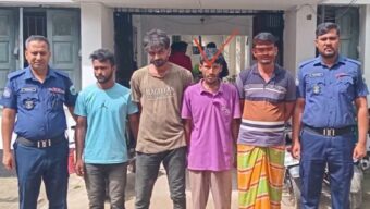 বাঘায় পুলিশের বিশেষ অভিযানে মাদক ও চুরি মামলাসহ গ্রেফতার-৪