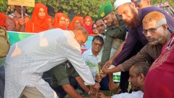 বাঘায় আনসার-ভিডিপির ১০০০ বৃক্ষ রোপণের উদ্যোগ, প্রথম দিনে ৫০০ বৃক্ষ রোপণ