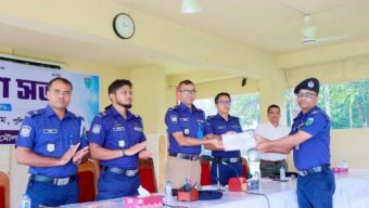 মৌলভীবাজারে শ্রেষ্ঠ ওসি সদর মডেল থানার মোঃ সাইফুল ইসলাম
