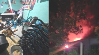 কুষ্টিয়ায় বিএনপি অফিসে হামলা, আ. লীগ নেতার গোডাউনে আগুন