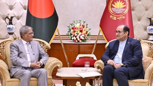 রাষ্ট্রপতির সঙ্গে ইরানের রাষ্ট্রদূতের সৌজন্য সাক্ষাৎ, চলমান সংঘাত নিয়ে উদ্বেগ প্রকাশ
