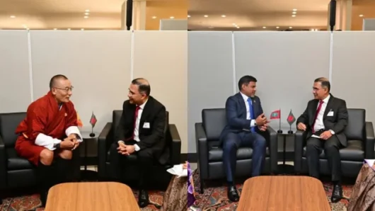 জাতিসংঘ সদর দপ্তরে; ভুটানের প্রধানমন্ত্রী ও মালদ্বীপের ভাইস প্রেসিডেন্টের সঙ্গে প্রধানমন্ত্রীর সাইডলাইন বৈঠক