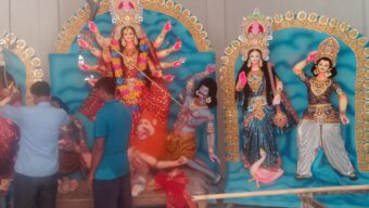 মৌলভীবাজারে হাজারের বেশি পূজামণ্ডপে নিরাপত্তা নজরদারি, মাধবপুর চা-বাগান পরিদর্শনে এসআরবি