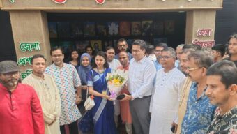 হবিগঞ্জে শুরু হলো তিন দিনব্যাপী চারুকলা প্রদর্শনী, কর্মশালা ও প্রতিযোগিতা