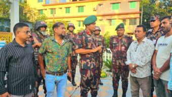 শ্রীমঙ্গলে ১০৯ পূজামণ্ডপের নিরাপত্তায় বিজিবির ১২ প্লাটুন